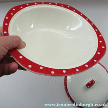 Load image into Gallery viewer, Red Domino 1960s Midwinter Lidded Serving Dish or Tureen
