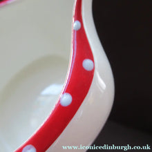 Load image into Gallery viewer, 1950s Red Domino Midwinter Stylecraft Milk Jug and Sugar Bowl
