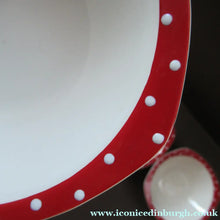 Load image into Gallery viewer, 1950s Red Domino Stylecraft Pudding Bowls
