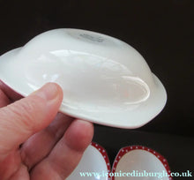Load image into Gallery viewer, 1950s Red Domino Midwinter Stylecraft Pudding Bowl
