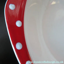 Load image into Gallery viewer, 1950s Red Domino Midwinter Stylecraft Pudding Bowl
