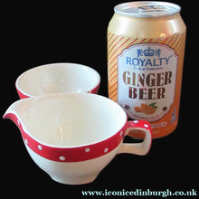 Load image into Gallery viewer, Red Domino Midwinter Lord Nelson Milk Jug and Sugar Bowl
