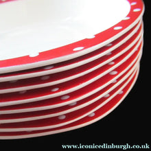 Load image into Gallery viewer, 1950s Red Domino Midwinter Stylecraft Soup Bowl

