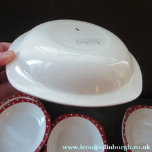 Load image into Gallery viewer, 1950s Red Domino Midwinter Stylecraft Soup Bowl

