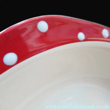 Load image into Gallery viewer, 1950s Red Domino Midwinter Stylecraft Soup Bowl
