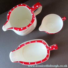 Load image into Gallery viewer, 1950s Red Domino Stylecraft Three Jugs
