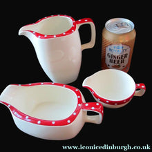 Load image into Gallery viewer, 1950s Red Domino Stylecraft Three Jugs
