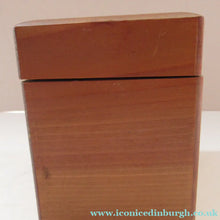 Load image into Gallery viewer, 1950s Wooden Card Box for Recipes Rooster Design
