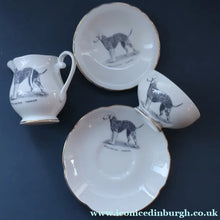 Load image into Gallery viewer, JOB LOT: 1950s Vintage Royal Grafton China Items with BEDLINGTON TERRIER Decoration 
