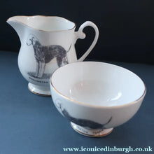 Load image into Gallery viewer, JOB LOT: 1950s Vintage Royal Grafton China Items with BEDLINGTON TERRIER Decoration 
