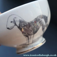Load image into Gallery viewer, JOB LOT: 1950s Vintage Royal Grafton China Items with BEDLINGTON TERRIER Decoration 
