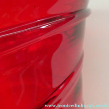 Load image into Gallery viewer, 1950s Ruby Red WHITEFRIARS LARGE Trail Vase. 8 Inches in height

