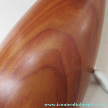 Load image into Gallery viewer, Vintage 1960s Turned Solid Teak Table Lamp

