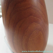 Load image into Gallery viewer, Vintage 1960s Turned Solid Teak Table Lamp
