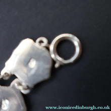Load image into Gallery viewer, 1950s Scottish Silver Bracelet by Robert Allison. Nine Rampant Lion Panels. All Hallmarked - Scottish Silver Jewellery
