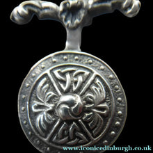 Load image into Gallery viewer, Vintage 1936 Edinburgh Hallmarked Celtic Brooch with Viking Ship. James Ness &amp; Son
