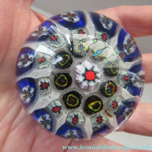 Load image into Gallery viewer, 1950s Vasart Scottish Glass Millefiori Paperweight
