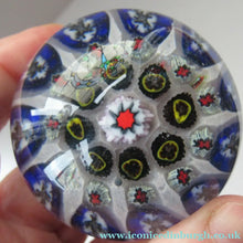 Load image into Gallery viewer, 1950s Vasart Scottish Glass Millefiori Paperweight
