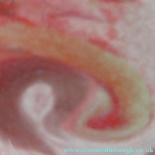 Load image into Gallery viewer, 1950s Scottish VASART Glass Tulip Lamp in Lilac Grey and Mottled Rose Pink Colours. WORKING
