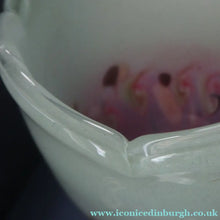 Load image into Gallery viewer, 1950s Scottish VASART Glass Tulip Lamp in Pastel Pink and Peppermint Shades. WORKING
