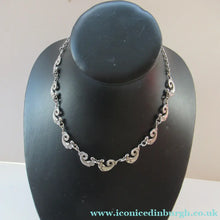 Load image into Gallery viewer, Vintage Iona Silver Necklace John Hart after Alexander Ritchie Scottish Silver
