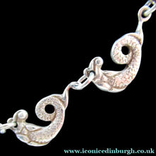 Load image into Gallery viewer, Vintage Iona Silver Necklace John Hart after Alexander Ritchie Scottish Silver
