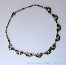 Load image into Gallery viewer, Vintage Iona Silver Necklace John Hart after Alexander Ritchie Scottish Silver
