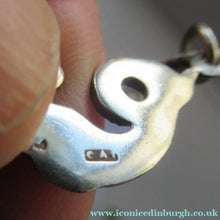 Load image into Gallery viewer, Vintage Iona Silver Necklace John Hart after Alexander Ritchie Scottish Silver
