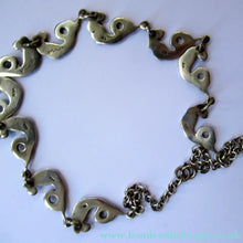 Load image into Gallery viewer, Vintage Iona Silver Necklace John Hart after Alexander Ritchie Scottish Silver

