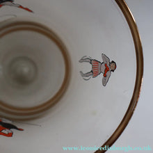Load image into Gallery viewer, 1950s. Set of FIVE Good Quality Tall Schooners or Beer Glasses with Skaters

