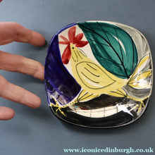 Load image into Gallery viewer, 1950s Norwegian STAVANGERFLINT Decorative Plate with Abstract Bird. Designed by Inger Waage


