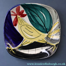 Load image into Gallery viewer, 1950s Norwegian STAVANGERFLINT Decorative Plate with Abstract Bird. Designed by Inger Waage 
