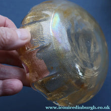 Load image into Gallery viewer, PAIR of Small 1950s Barovier &amp; Toso MURANO 'Cordonato d'Oro' gold leaf glass bowls
