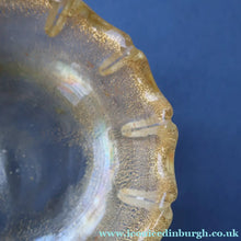 Load image into Gallery viewer, PAIR of Small 1950s Barovier &amp; Toso MURANO 'Cordonato d'Oro' gold leaf glass bowls
