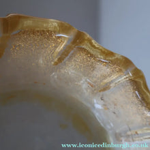 Load image into Gallery viewer, PAIR of Small 1950s Barovier &amp; Toso MURANO 'Cordonato d'Oro' gold leaf glass bowls
