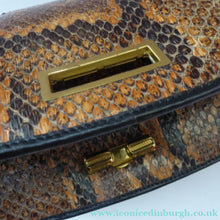 Load image into Gallery viewer, Vintage Designer Handbag by Zimmermann Nairobi. 1950s Snakeskin 
