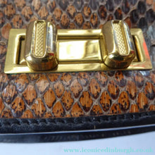 Load image into Gallery viewer, Vintage Designer Handbag by Zimmermann Nairobi. 1950s Snakeskin 
