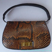 Load image into Gallery viewer, Vintage Designer Handbag by Zimmermann Nairobi. 1950s Snakeskin 
