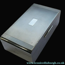 Load image into Gallery viewer, 1950s Silver Hallmarked Cigarette Box Scottish Farming Presentation Award
