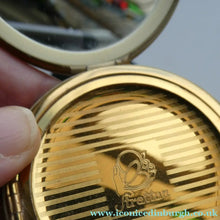 Load image into Gallery viewer, Vintage 1950s POWDER COMPACT with Bouquet of Wild Flowers. Design by STRATTON
