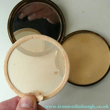 Load image into Gallery viewer, Pretty 1950s Vintage Powder Compact with Tapestry Petit Point Lid. Made by STRATTON
