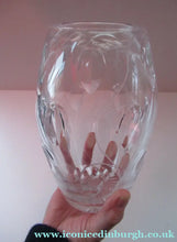Load image into Gallery viewer, Large Stuart Crystal Cut Glass Vase after JOHN LUXTON. Height 8 1/2 inches. - VINTAGE CRYSTAL GLASSES

