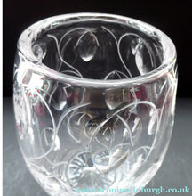 Load image into Gallery viewer, Large Stuart Crystal Cut Glass Vase after JOHN LUXTON. Height 8 1/2 inches. - VINTAGE CRYSTAL GLASSES
