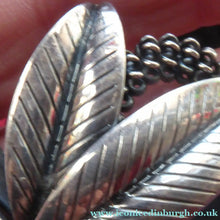 Load image into Gallery viewer, Stylish Scandinavian ANTON MICHELSEN Vintage 1950s Danish Silver Brooch. Signed AM below a Crown
