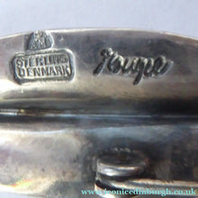 Load image into Gallery viewer, Stylish Scandinavian ANTON MICHELSEN Vintage 1950s Danish Silver Brooch. Signed AM below a Crown
