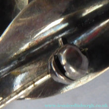 Load image into Gallery viewer, Stylish Scandinavian ANTON MICHELSEN Vintage 1950s Danish Silver Brooch. Signed AM below a Crown
