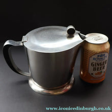 Load image into Gallery viewer, Vintage SWEDISH GENSE 1950s Stainless Steel Squat Lidded Jug or Teapot (100 cl)
