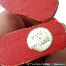 Load image into Gallery viewer, Set of Three Little Vintage 1950s WOODEN DOLLS. Made in Poland
