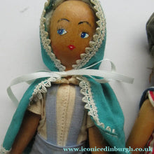 Load image into Gallery viewer, Set of Three Little Vintage 1950s WOODEN DOLLS. Made in Poland
