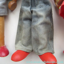 Load image into Gallery viewer, Set of Three Little Vintage 1950s WOODEN DOLLS. Made in Poland
